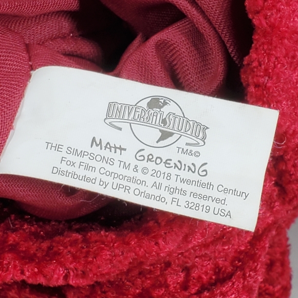 UNIVERSAL STUDIOS Matt Groening Simpsons SIDESHOW BOB Hair HAT Wig Costume 2018. - Picture 9 of 10